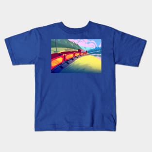 Train Adventure Kids T-Shirt